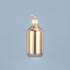 500ml Bathroom Soap Dispensers Refillable Lotion Shampoo Shower Gel Holder Portable Travel Dispenser Empty Bath Pump Bottle - PP04-Gold / 500ml