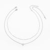LATS Multilayer Pearl Cross Love Heart Pendant NecklaceGold Color Fashion Neck Chain Trend Jewelry - 77595