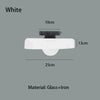 ModernVintage Glass Ceiling Light Hallway Hallway Balcony Kitchen Hallway Light Bedroom Ceiling Light Multi-Colored Glass - Warm white / White