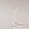 Glass Candle Holders Set Tealight Candle Holder Home Decor Wedding Table Centerpieces Crystal Holder Dinner table setting - M / 1PC