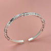 925 sterling silver, totem open bracelet, balance of wildness and elegance