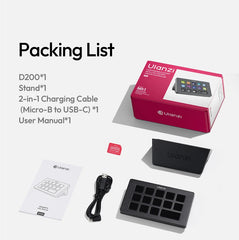 Ulanzi D200/D200H/D200X Production Console and Studio Controller for Gaming/Office/Livestreaming/Content Creation Youtube Tiktok