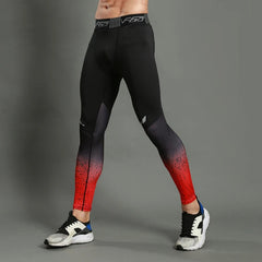 Men's Running Leggings Breathable Compression Pants Quick Dry Fit Sportswear Fitness Training Jogging Pants Sports Fitness Yoga