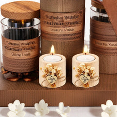 1/6pcs Wedding Party Gifts Candlesticks Bride Shower Gifts Candles Country Wedding Gifts Wedding Decoration Bride Gifts Home Decor