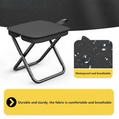 Folding Stool Outdoor Backpack Pen Case Stool Portable Simple Camping Equipment Shoulder Bag Stool Sports Folding Chair Handbag
