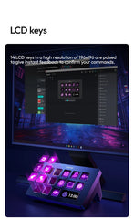 Ulanzi D200/D200H/D200X Production Console and Studio Controller for Gaming/Office/Livestreaming/Content Creation Youtube Tiktok