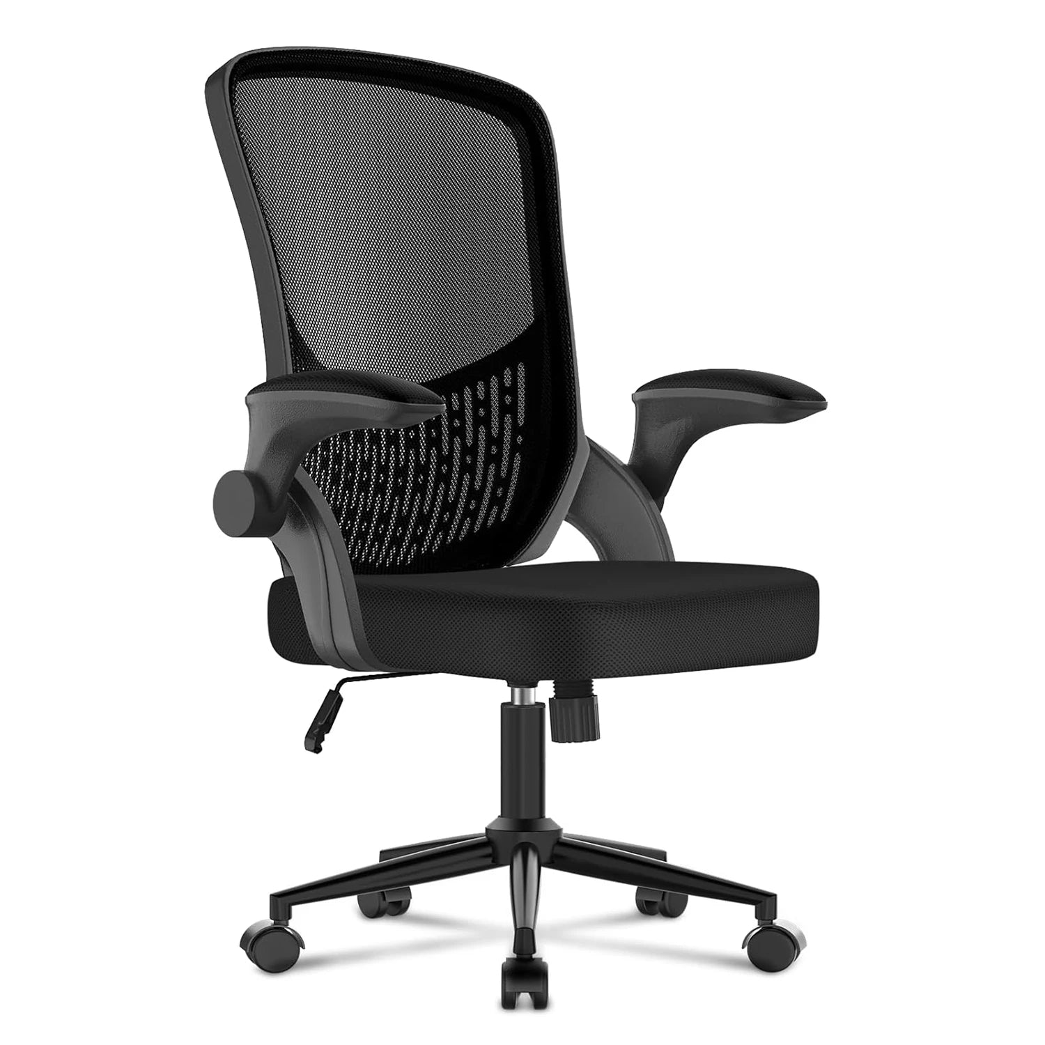 Office Chair Ergonomic Desk Chair 90° Flip-up Armrest Lumbar Support Height Adjustable Computer Chair for Office Furniture