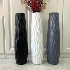 Tall Floor Vase Stylish Rustic Flower Vase Modern Farmhouse Decoration Sturdy for Home Living Room Dining Room Hotel Wedding