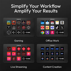 Ulanzi D200/D200H/D200X Production Console and Studio Controller for Gaming/Office/Livestreaming/Content Creation Youtube Tiktok