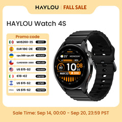 HAYLOU Watch 4S GPS Smartwatch 1.43” HD AMOLED Display 5 Satellite GPS Positioning 120+ Workout Modes Sport Fitness Smart Watch