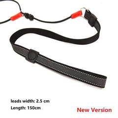 Training Dog Choking Rope Leash 2 in 1 Lead Collar 150cm P-Shaped Chain Slip Lead Control Leash for Small Large Competition Dogs Pet Shop