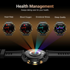Smartwatch 1.43-inch AMOLED Display 900mAH Battery 45Days Standby Bluetooth 5.3 with Flashlight Men‘s Smart Watch, W90 PRO