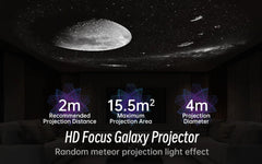 Star Projector Galaxy Night Light HD Lmage Disc Upgraded Planetarium Projector With Remote Control Bluetooth Function For Room