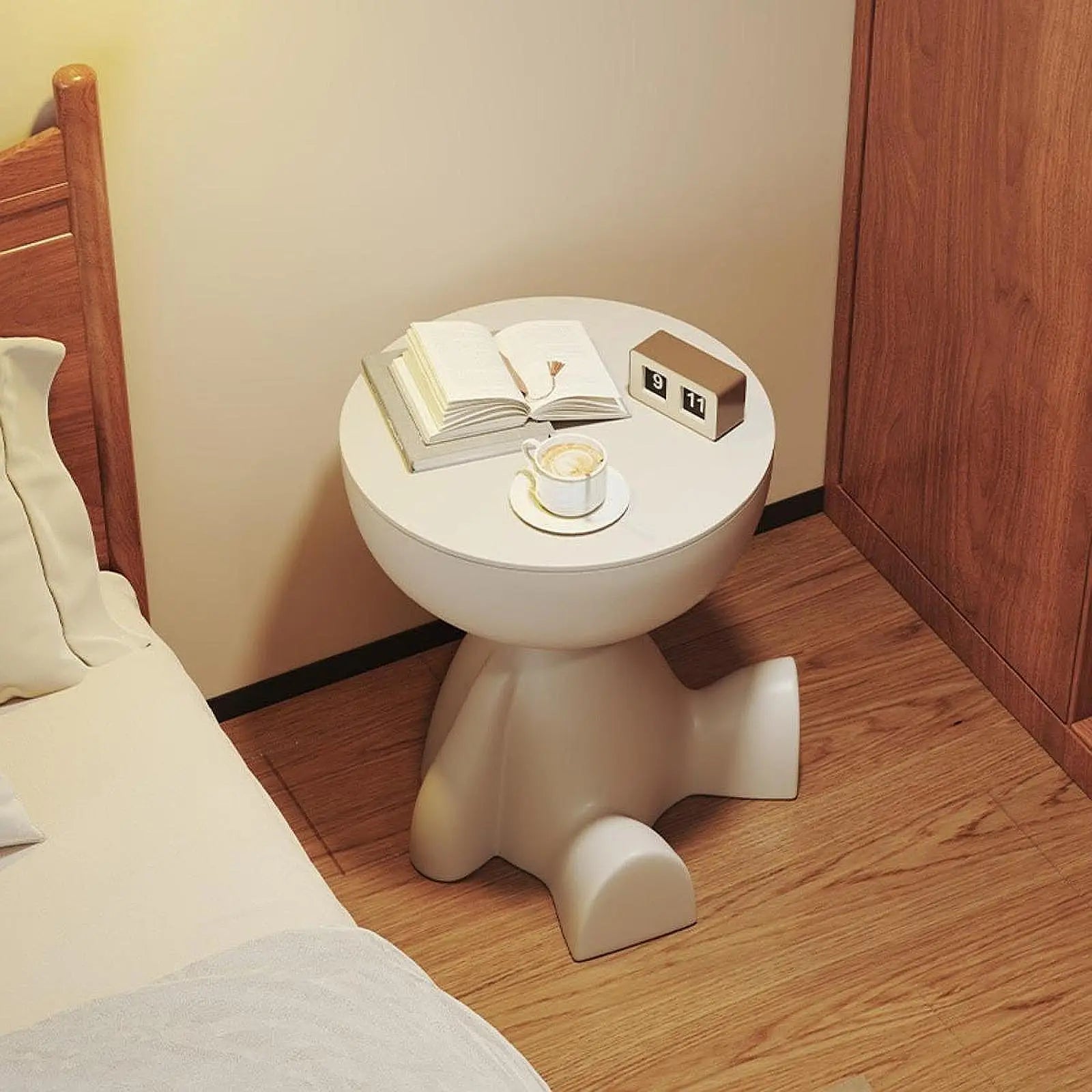 Creative Movable Side End Table for Sofa & Bedside