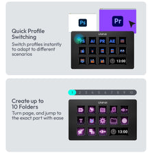 Ulanzi D200/D200H/D200X Production Console and Studio Controller for Gaming/Office/Livestreaming/Content Creation Youtube Tiktok