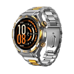 Smartwatch 1.43-inch AMOLED Display 900mAH Battery 45Days Standby Bluetooth 5.3 with Flashlight Men‘s Smart Watch, W90 PRO