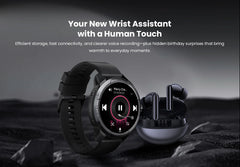 HAYLOU Solar Ultra GPS Smartwatch 1.6” AMOLED Display 5ATM Waterproof Built-in GPS Bluetooth Phone Calls Sports Smart Watch