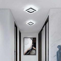 Square Acrylic  Ceiling Light Modern LED Ceiling Lamp,White 6500K LED Ceiling Lights for Bedroom Office Kitchen Living Room