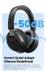 HAYLOU S40 ANC Wireless Headphone 50dB Noise Canceling Hi-Res 3D Spatial Audio Earphone with LDAC Bluetooth 6.0 Over Ear Headset