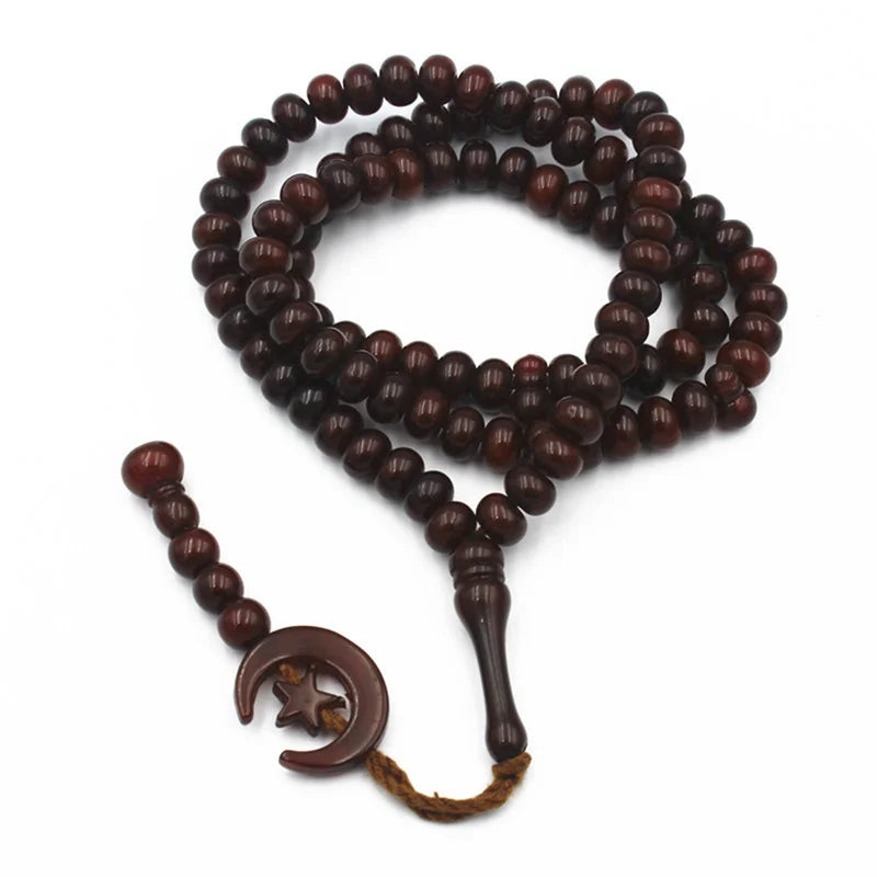 2021 1PC New Ramadan Bracelets Islamic Muslim tasbih Allah Accessories 99 Beads Bracelet Gift For Women Men Hand Jewelry Decor
