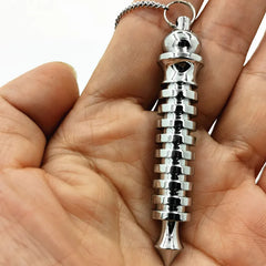 Pendulum For Dowsing Divination Reiki Healing Spiritual Wicca Women Men Amulet Screw Shape Pendule Radiestesia Metal Charm Jewel