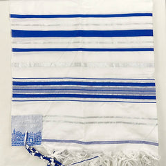 NEW Talit Prayer Shawl – 180 x 130 cm (70 x 51 Inches) Jewish Israel Tallit for Christian Jewish Prayer