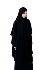 Modest Hooded Abaya Women Muslim Islamic Ramadan Hijab Khimar One Pieces Amira Arab Overhead Prayer Niqab Burqa Long Tops Shirts