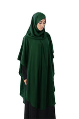 Modest Hooded Abaya Women Muslim Islamic Ramadan Hijab Khimar One Pieces Amira Arab Overhead Prayer Niqab Burqa Long Tops Shirts
