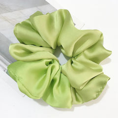 Oversized Satin Scrunchies – Big Elastic Hair Ties for Women