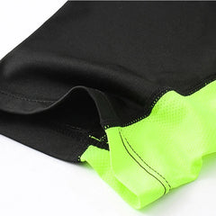 Summer Breathable Mesh Patchwork Running T-Shirts Men Quick Dry Elastic Short Sleeve Tops Fitness Gym Sports Rashguard Customize