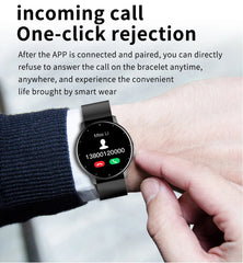 LIGE Waterproof Women Smart Band Watch Real-time Weather Forecast Men Watches Sports Ladies Smart Watch For Women Android IOS
