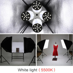 Photography 50x70CM Four Lamp Softbox Kit Continuous Lighting System Soft Box Accessories Photo Studio Equipment
