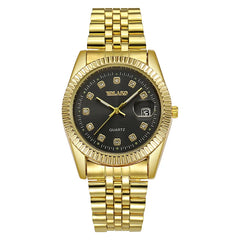 Full Steel Men’s Quartz Luxury Watch – Top Quality