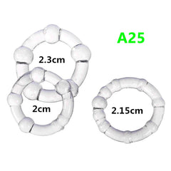 Penis Ring Reusable Silicone Semen Cock Ring Penis Enlargement Delayed Ejaculation Sex Toys For Men