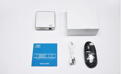 Smartldea DLP HD Mini Projector Built-in Rechargeable Battery Portable Egg Size for Home Office Outdoor Camping Pico Projectors