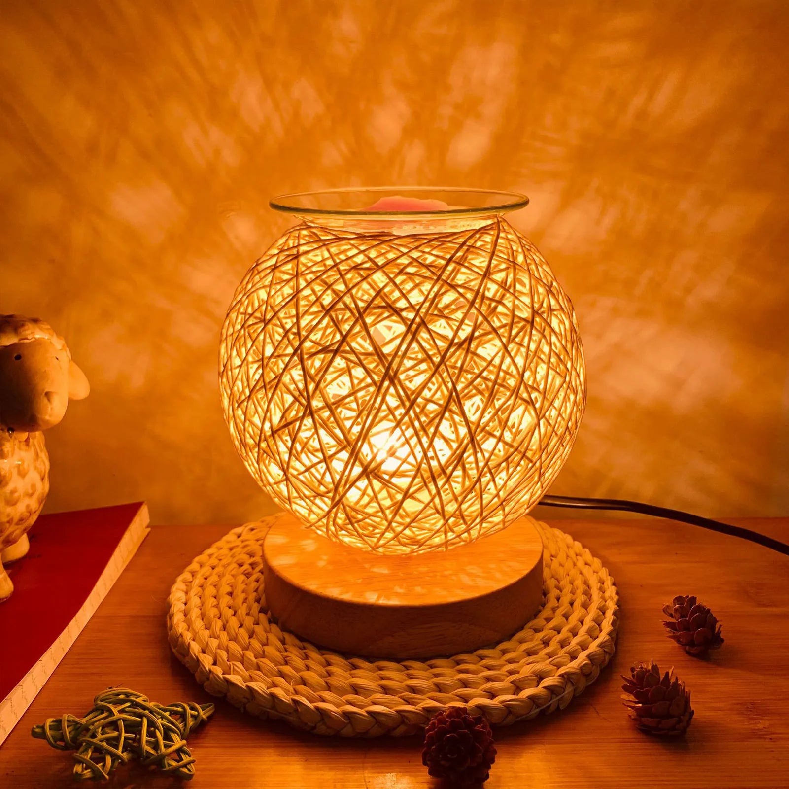 35W Electric Wax Melt & Incense Burner Aroma Diffuser Home Decor