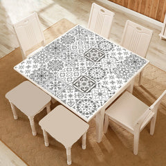 10pcs Retro Pattern Matte Surface Tiles Sticker Transfers Covers for Kitchen Bathroom Tables Floor Hard-wearing Art Wall Decor