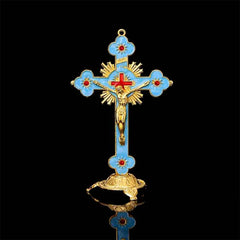 Big cross crucifix station christ catholic jesus statue large religious prayer church decoration car church decoration