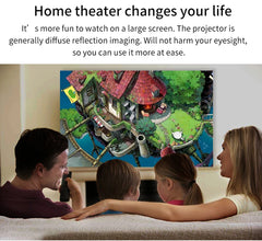 Smartldea New Mini DLP HD Projector Support 1080p Built-in Battery Capacity Wired Phone Mirroring Projector Home Theater Beamer