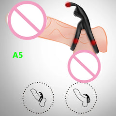 Penis Ring Reusable Silicone Semen Cock Ring Penis Enlargement Delayed Ejaculation Sex Toys For Men