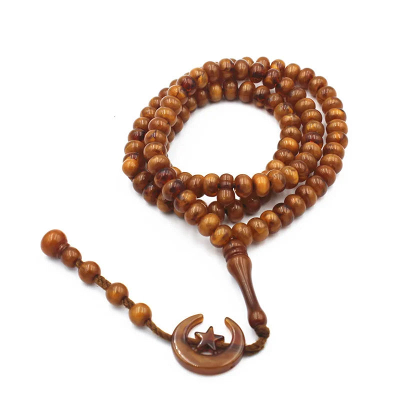 2021 1PC New Ramadan Bracelets Islamic Muslim tasbih Allah Accessories 99 Beads Bracelet Gift For Women Men Hand Jewelry Decor