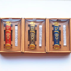 Mezuzah Case Home decor Mezuza With Torah parchment scroll Mezuzah