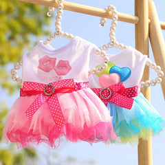 Spring Dog Lace Dress Pet Dog Clothes For Small Dog Party Birthday Wedding  Dress Puppy Costume  Pet Shop
 Pet Clothing