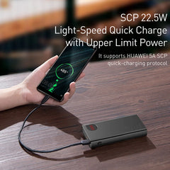 Baseus PD 22.5W Power Bank 10000mAh Portable Fast Charging Powerbank Type C USB-C PD Qucik Charge External Battery Charger