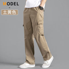 Men's Cargo Pants Summer Spring Cotton Work Wear New In Large Size 6XL Casual Climbing Joggers Sweatpants Hombre Autumn Trousers