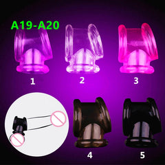 Penis Ring Reusable Silicone Semen Cock Ring Penis Enlargement Delayed Ejaculation Sex Toys For Men