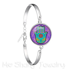 Drop Shipping Ganesha Statue Hindu Ganapati Vinayaka God Bracelet Vintage Lord Ganesha Indian Buddhism Chain Bangle For Gift