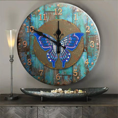 HOMFUN 5D Diamond Painting Clock – Cartoon Mandala Decor