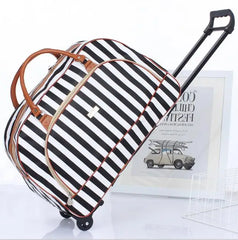 Women Travel Trolley luggage bag Rolling luggage Bag cabin size luggage for travel trolley bag for women PU carry on luggage bag