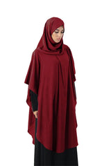 Modest Hooded Abaya Women Muslim Islamic Ramadan Hijab Khimar One Pieces Amira Arab Overhead Prayer Niqab Burqa Long Tops Shirts